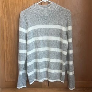 Christopher & Banks Heather Gray Knit sweater